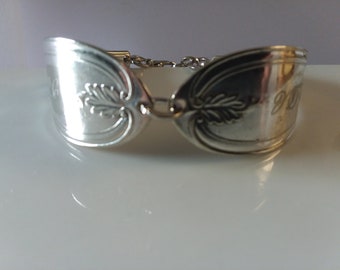 Spoon Bracelet crafted from Silverplate pattern Olive 1880