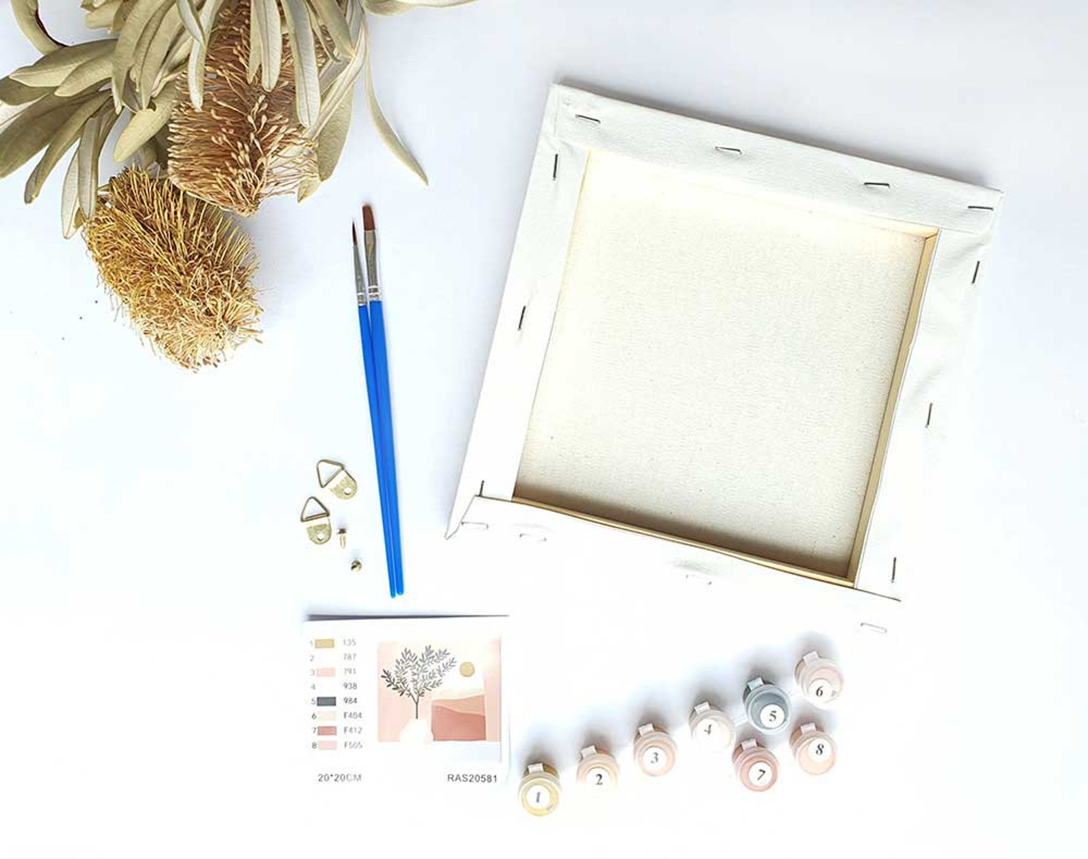 Paint by Numbers DIY Painting Kit, Nature Abstract Landscape, MOUNTAIN ...