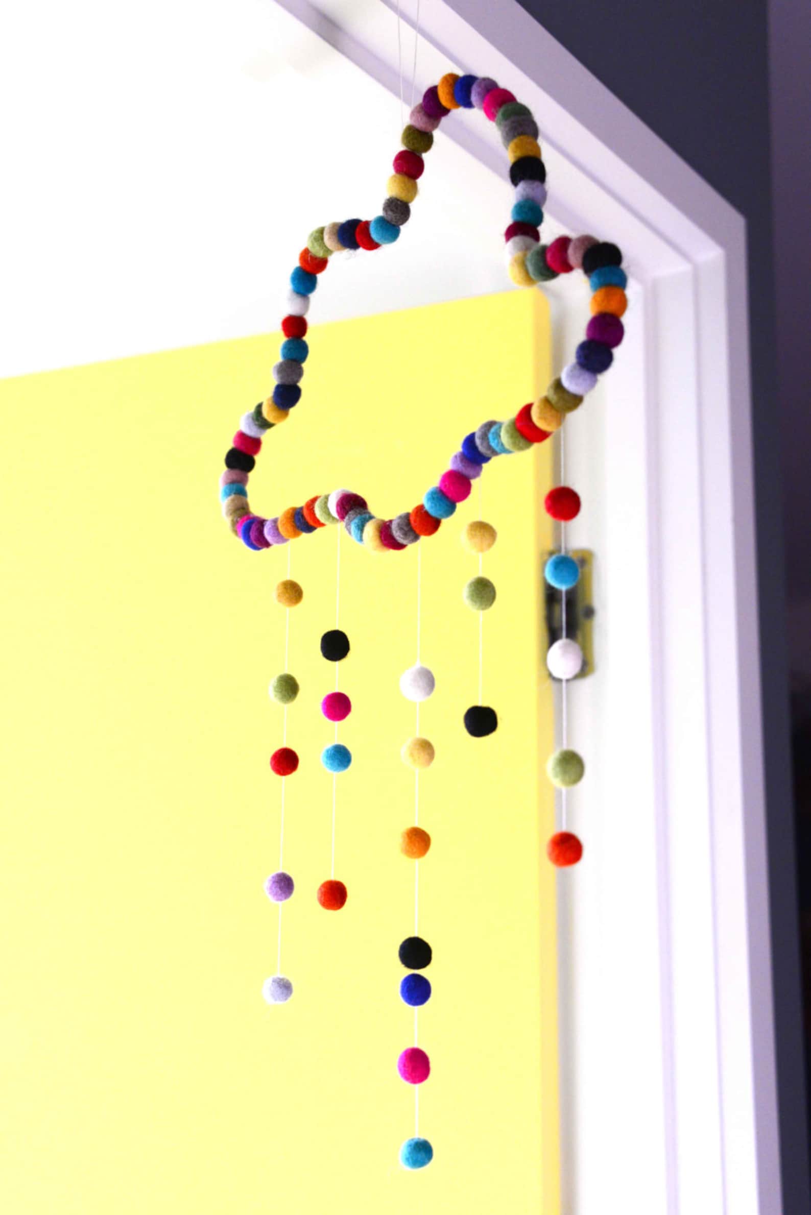 Cloud Mobile. COLOURFUL RAINBOW MOBILE. Baby Nursery Mobile. Etsy