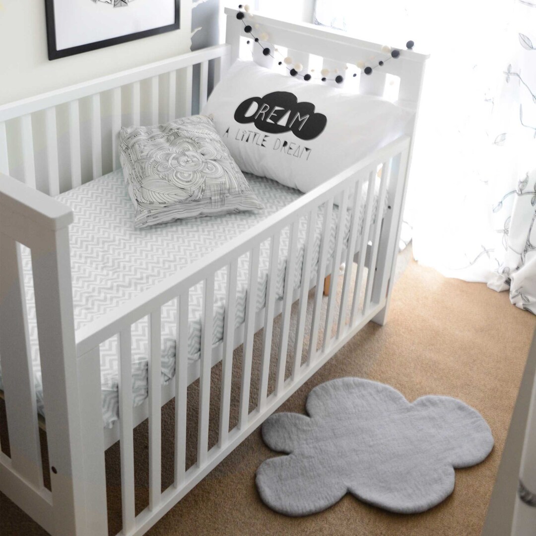 CLOUD RUG GREY Felt Rug Nursery Rug Grey Rug Felted Rug Etsy UK