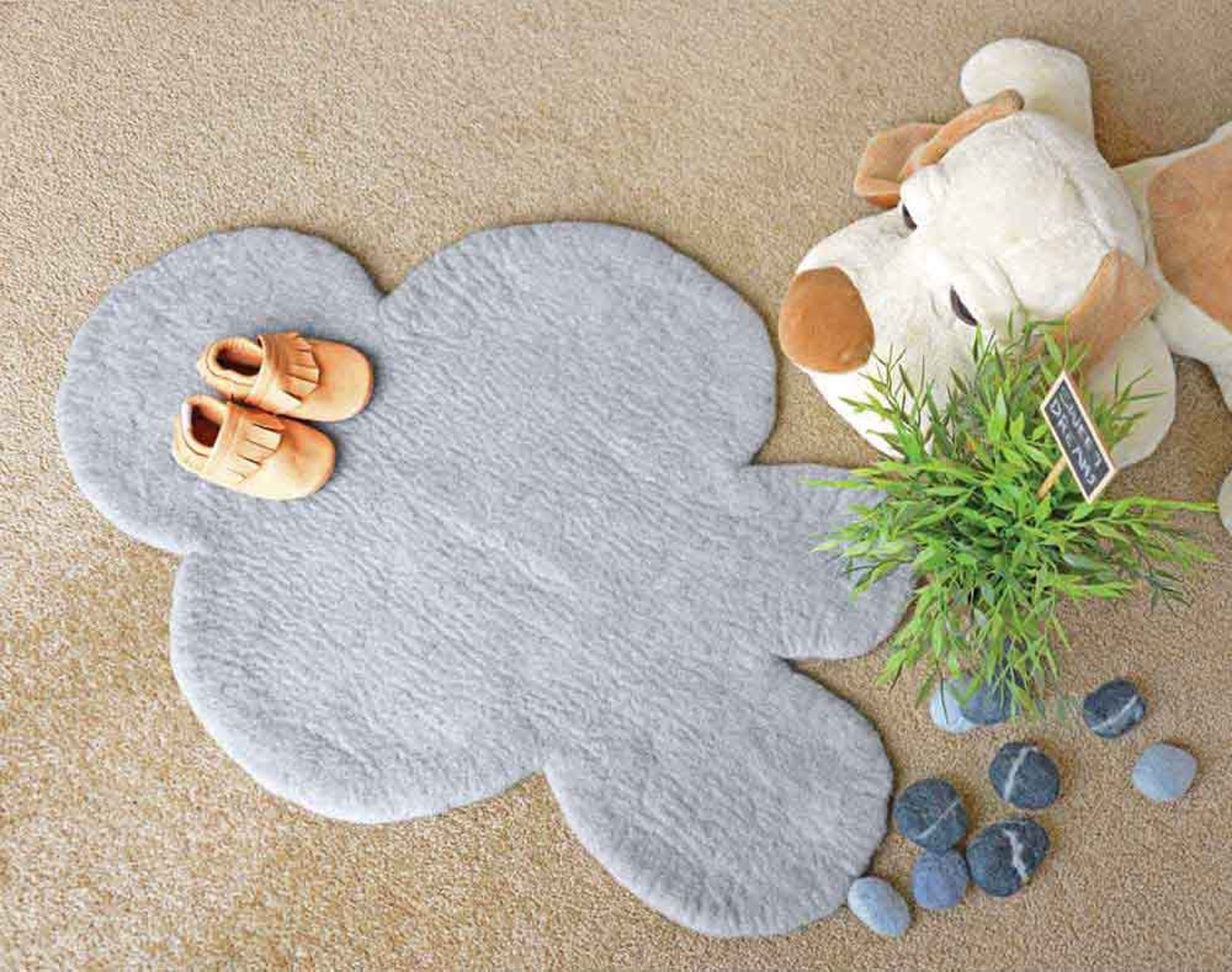 CLOUD RUG GREY Felt Rug Nursery Rug Grey Rug Felted Rug Etsy Australia