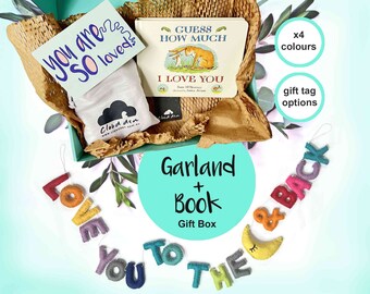 Educational Baby Gift Box, Gift for Newborn Kids Set, Baby Shower Gift Hamper, Baby Book & Nursery Decor, Baby Boy Gift, Granddaughters Gift
