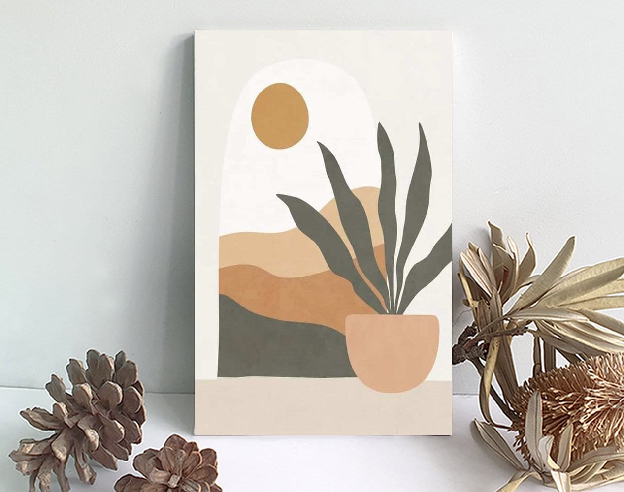 Set De 6 Pinturas Por Números Para Adultos | Lienzos De 20x30 Cm | Kit Antiestrés Sin Marco Con Pinceles Y Acrílicos