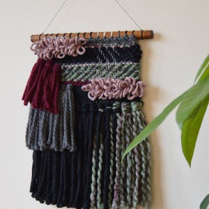 Woven Wall Hanging, Hand Woven Tapestry, Modern Weaving, Contemporary Wall Art, Woven Interiors, Nursery Decor, Fibre Art, Housewarming Gift