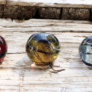 Murano glass ring-Big glass rings- BIG BULB RING- Lampwork ring-Venetian glass ring-glass ring-Anello in vetro-Bague en verre -Dichroic ring