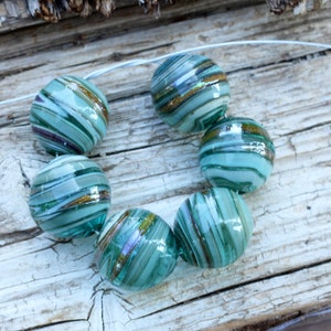 Hollow beads -Genuine Murano glass beads-Lampwork beads- solid color glass beads-Perle vetro-hollow beads-Spiral style beads