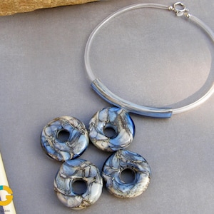 Ketting van muranoglas-minimalistische glazen ketting-lampwerk glazen ketting-cristalhals-collier en verre-exclusief ontwerp van CSG