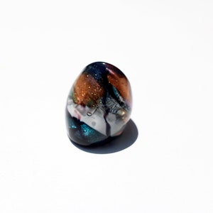UNIQUE RING- Murano glass ring-Lampwork ring-Venetian glass jewelry-glass ring- glass ring-Anello in vetro-Bague en verre-SIZE 7