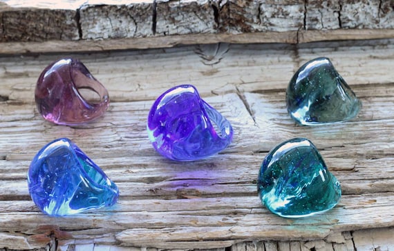 Venetian shop glass rings
