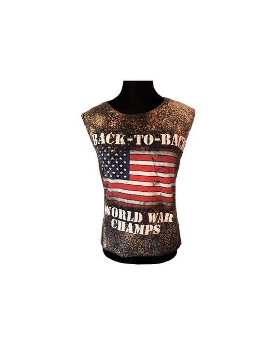 Back To Back World War Champs | Distressed | Bleac