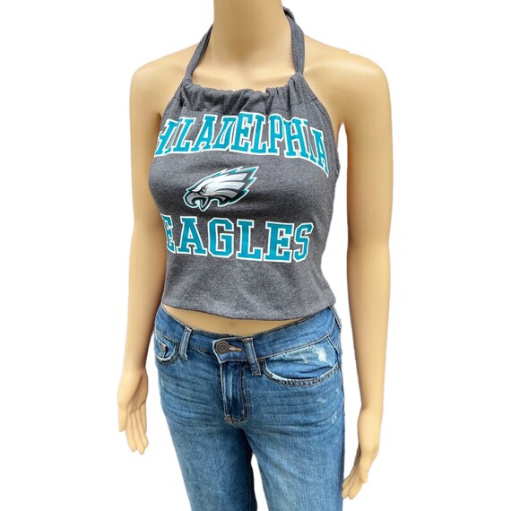Philadelphia Eagles Custom Halter Top Size S/M Re… - image 3