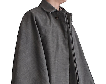 Płaszcz ChomThong z ręcznie tkanej bawełny Inverness (JFS-076)