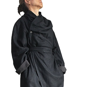 Hemp Forbidden Hooded Coat (JFS-158)