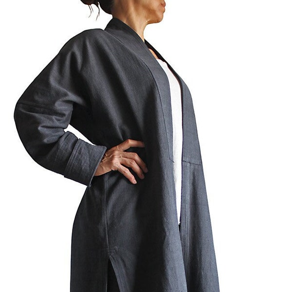 Manteau de style ChomThong en coton tissé à la main Dao (Yao) (JFS-122-01)