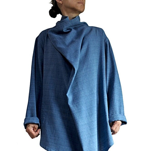 Indigo Linen Nomad Tunic (BFS-188-03)