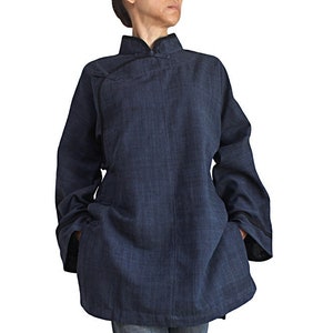 ChomThong Hand Woven Cotton China Tunic Blouse (B-514-04)