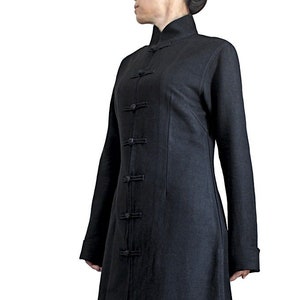 ChomThong Hand Woven Cotton Chinese Coat (JFS-025-01)