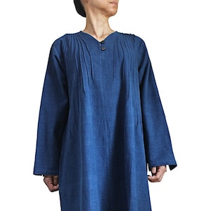 ChomThong Hand Woven Cotton Simple Pintuck Dress (DFS-041)