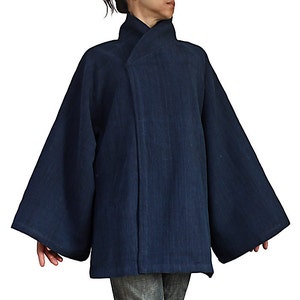 ChomThong Hand Woven Cotton Kimono Coat (JFS-135-03)