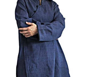 ChomThong Hand Woven Cotton China Tunic  (BFS-145)