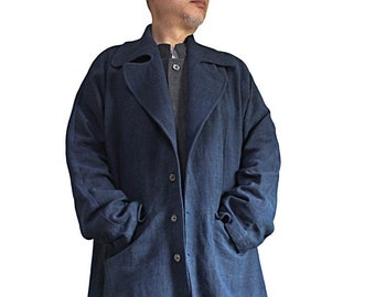 ChomThong Hand Woven Cotton Haori Coat (JNN-093-03)