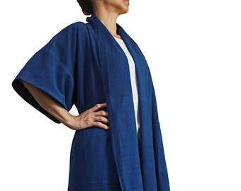 ChomThong Hand Woven Cotton Kimono Summer Coat (JFS-127)