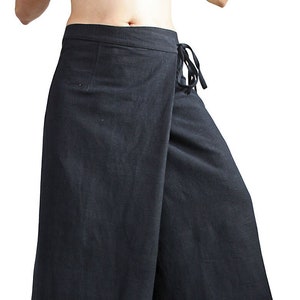 ChomThong Hand Woven Cotton Sarong Style Wide Pants (PFS-016-01)