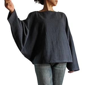 ChomThong Hand Woven Cotton Simple Tunic  (BFS-114-01)