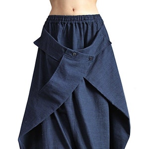 ChomThong Hand Woven Cotton Loose Sack Skirt SFS-019-03 image 2