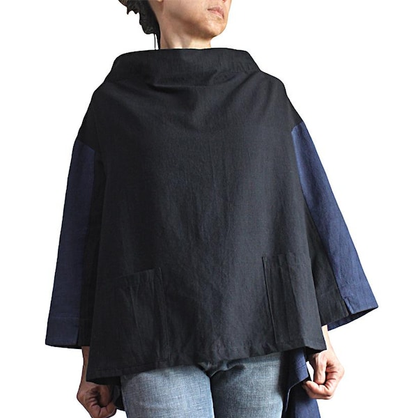 ChomThong Hand Woven Cotton Bicolor Tunic (BFS-201)