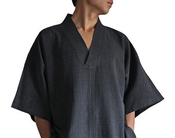 ChomThong Hand Woven Cotton Japanese kimono Pullover  (BFS-104)