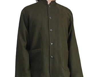 Vintage Chinese Military Wool Coat PLA Army Uniform Mao Era China