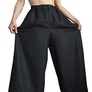 Linen 100% Loose Maxi Pants (PFS-050-01)