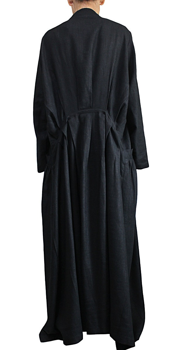 Soft Hemp Loose Long Dress No7 DNN-091-01 - Etsy