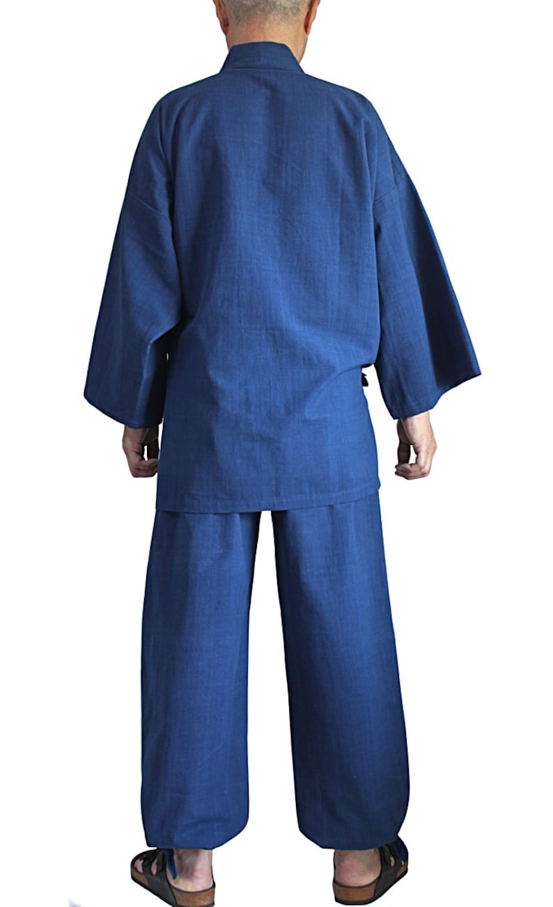ChomThong Handvävda bomullsmunkarbetsdräkter / Japansk kimono Samue Set (DFS-066) Inga extra tullavgifter till USA (DDP-frakt) bild 5