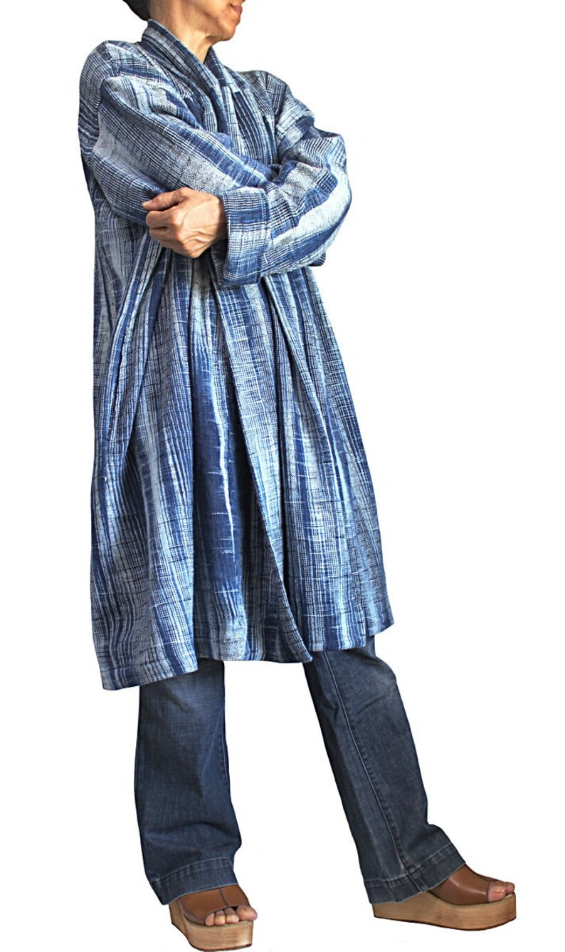Yarn Robe Chomthong Hand Woven Cotton Thick Yarns Simple Robe Coat (JFS-161-03 ...