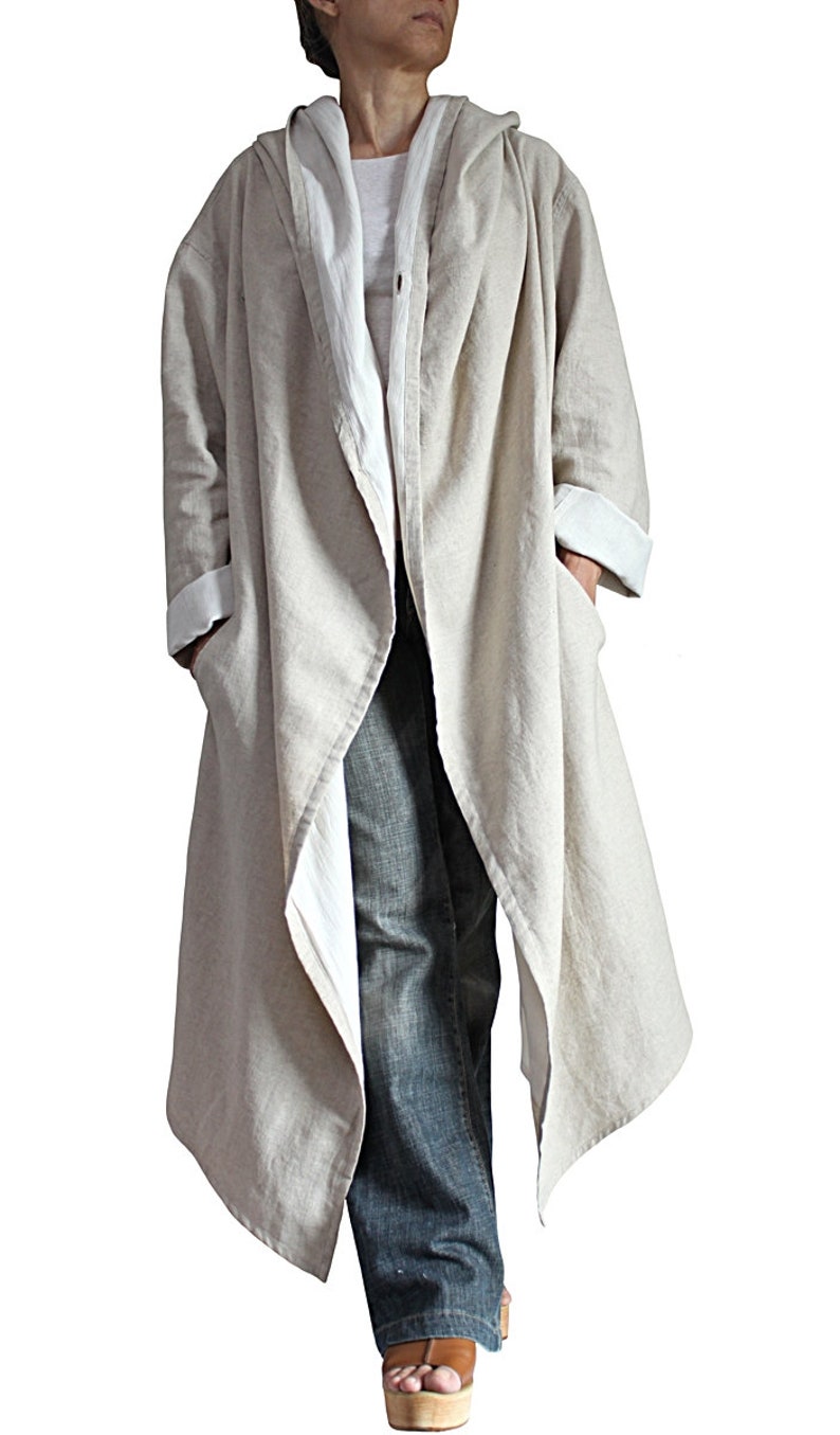 Hemp Forbidden Hooded Coat JFS-158 image 6