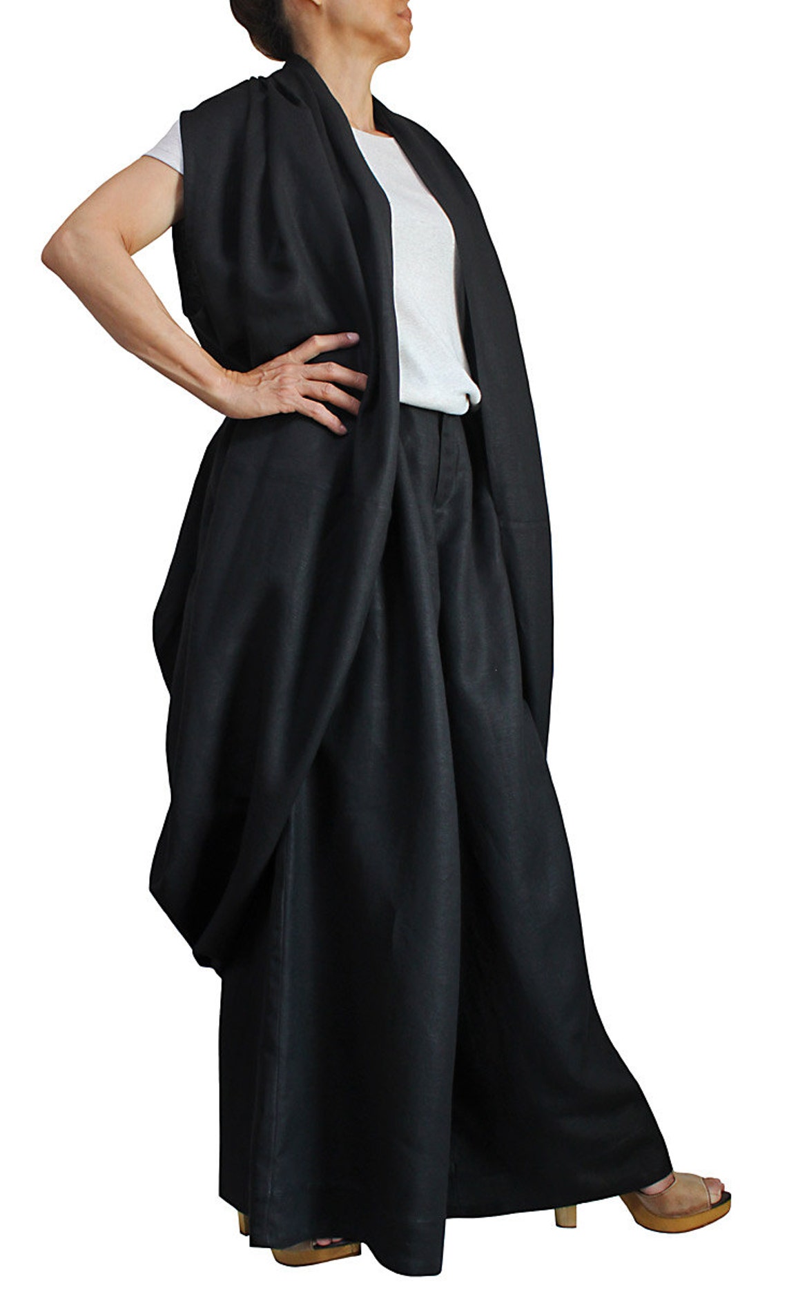 Linen100 Straw Raincoat Style Haori Coat JFS12901 Etsy