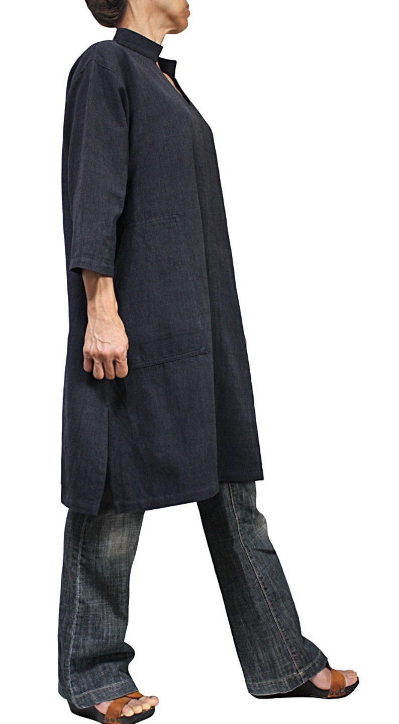 ChomThong Hand Woven Cotton Skipper Collar Tunic BFS-162-03