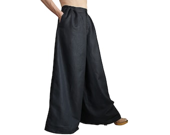 Linen 100% Loose Maxi Pants (PFS-050-01)