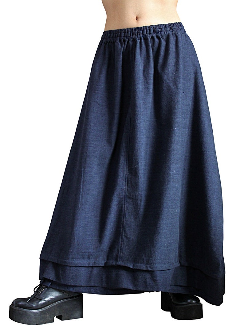 ChomThong Hand Woven Cotton Loose Sack Skirt SFS-019-03 image 5