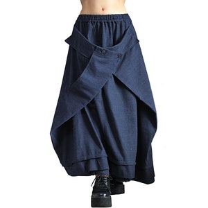 ChomThong Hand Woven Cotton Loose Sack Skirt SFS-019-03 image 1