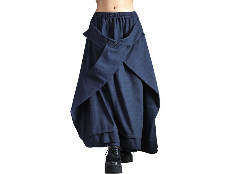 ChomThong Hand Woven Cotton Loose Sack Skirt SFS-019-03 image 1