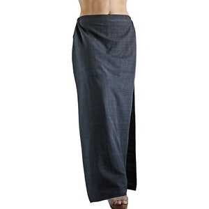 ChomThong Hand Woven Cotton Skirt Over Pants  (PFS-037-01)