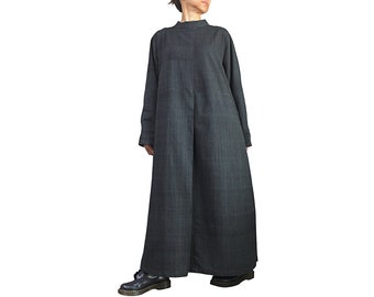 ChomThong Hand Woven Cotton High Neck Dress (DFS-059-01)