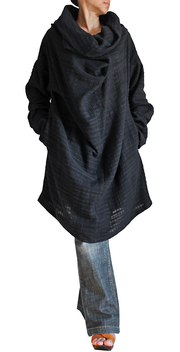 cotton turtleneck tunics