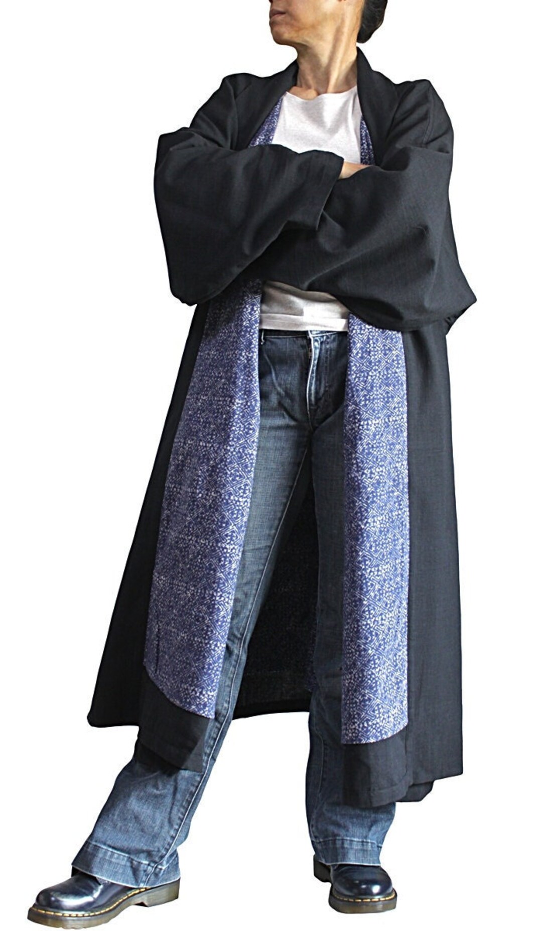 Chondon Robe Chomthong Hand Woven Cotton Kimono Robe Coat (JFS-171-01) - Etsy