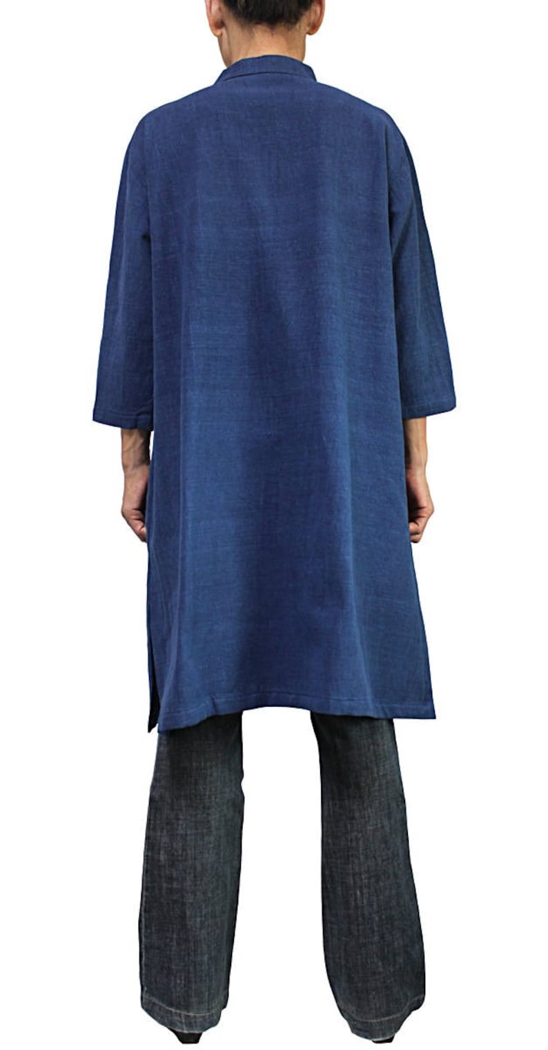 ChomThong Hand Woven Cotton Skipper Collar Tunic BFS-162-03