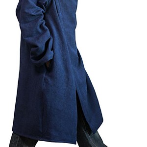 ChomThong Hand Woven Cotton Hooded Wrap Coat (JFS-145) No Extra Customs Fees to US(DDP Shipping) image 9