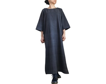 ChomThong Hand Woven Cotton Simple Dress  (DFS-037)